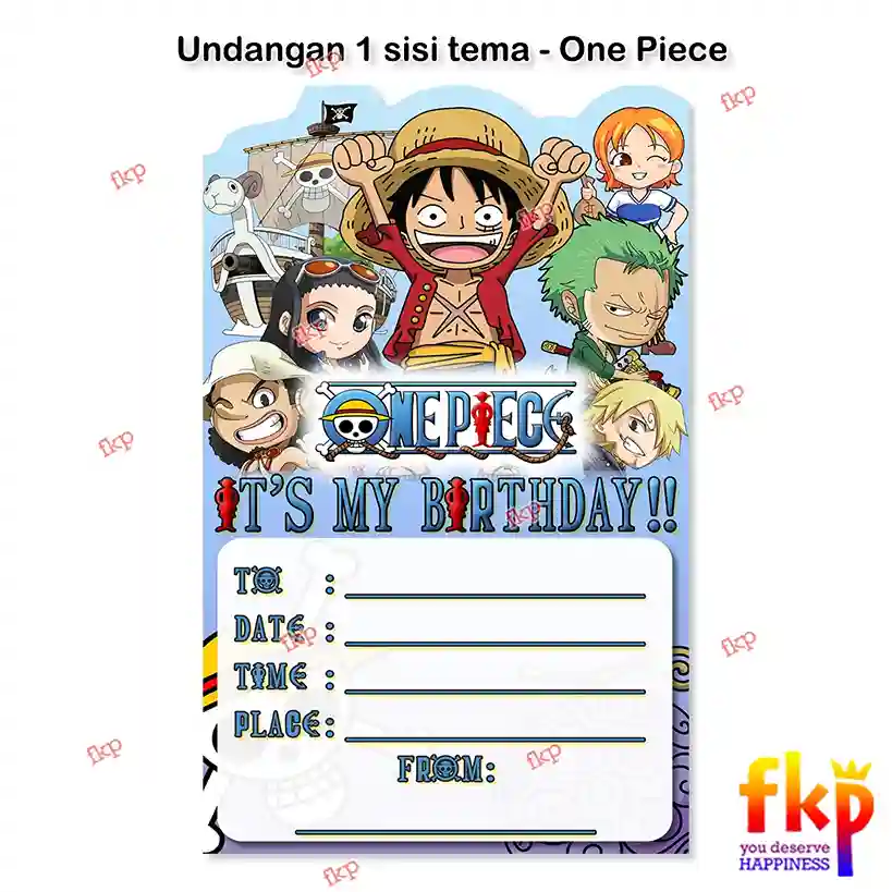 Undangan One Piece